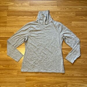 Grey Time and Tru long sleeve turtleneck top